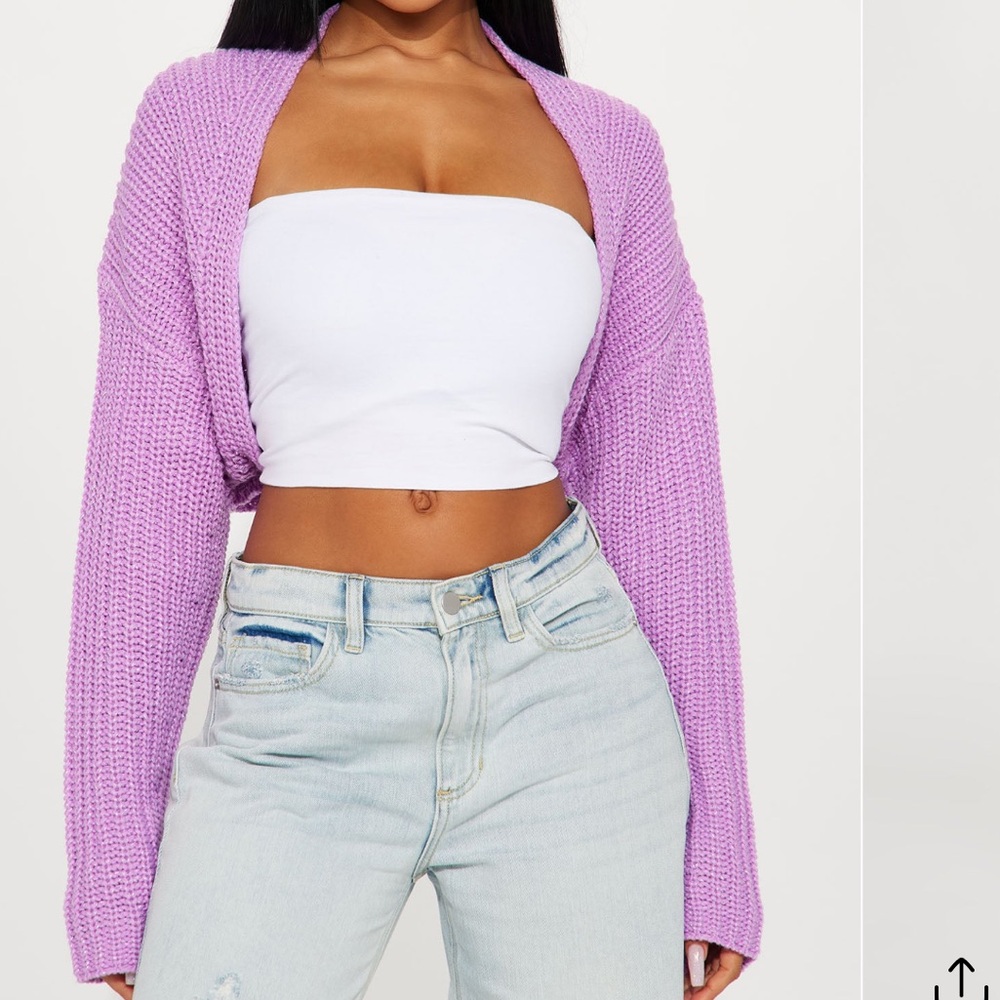 Lavender Bolero Sweater